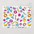 Search for retro geometric patterns postcards Vintage