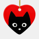 Search for black cat christmas tree decorations Kitty