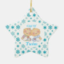 Search for twin girls christmas tree decorations Boy and girl twins