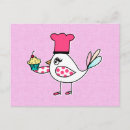 Search for pastry chef postcards Pink