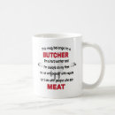 Search for butcher mugs Funny
