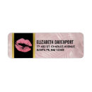 Search for gold lips return address labels Beauty