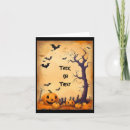 Search for trick or treat halloween cards Pumpkins