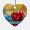 Search for lotus flower christmas tree decorations Red