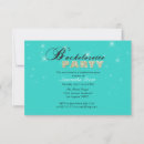 Search for teal hens party invitations Sparkle