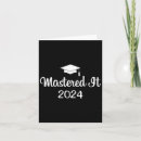 Search for masters degree graduation cards Student