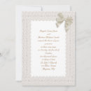 Search for lace border wedding invitations Cream