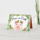 Search for funny pig christmas cards Cute