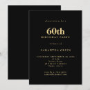 Search for male 60th birthday invitations Typography