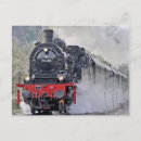 Search for vintage steam train postcards Railway