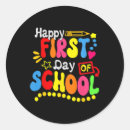 Search for teacher first day of school stickers Student