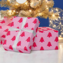 Search for hot pink christmas wrapping paper Festive