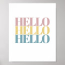 Search for hello greeting posters Modern