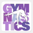 Search for gymnastics stickers Purple