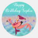 Search for happy birthday mermaid stickers Purple