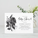 Search for chic baby shower invitations Black and white