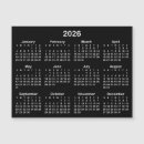 Search for business calendar postcards Minimalist