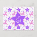 Search for super stars postcards Pink