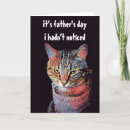 Search for funny cat fathers day cards Dad