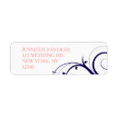 Search for swirl wedding return address labels Modern