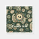 Search for paisley napkins Green