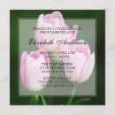 Search for pink tulip birthday invitations Party