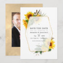 Search for barn save the dates Sunflowers