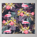Search for tropical flamingo posters Vintage