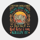 Search for old man stickers Funny