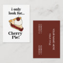Search for pie business cards Baking