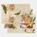 Search for romantic wrapping paper Decoupage