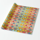 Search for triangles wrapping paper Modern