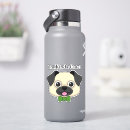 Search for cartoon pug stickers Pet