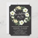 Search for floral wreath birthday invitations Flowers