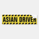 Search for asian bumper stickers Black