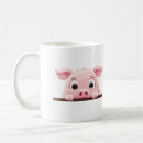 Search for cartoon pigs mugs Adorable