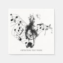 Search for musical notes napkins Modern