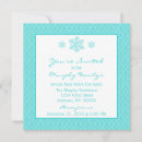 Search for classic christmas invitations Snowflakes