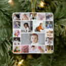 Search for happy christmas tree decorations photo collage