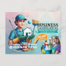 Search for cleaning services postcards Housekeeping