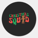 Search for gingerbread family stickers Dabbing santa claus