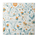 Search for blue and orange tiles Pattern