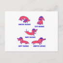 Search for sausage lover postcards Dachshund
