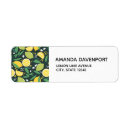 Search for food return address labels Citrus