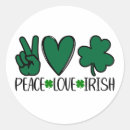 Search for irish love stickers Shamrock
