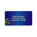 Search for fish scale return address labels Under the sea