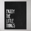 Search for little things posters Chalkboard