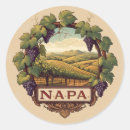 Search for vineyard stickers Napa valley