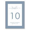 Search for dusty blue table cards Chic