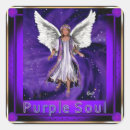 Search for purple angel stickers Butterfly